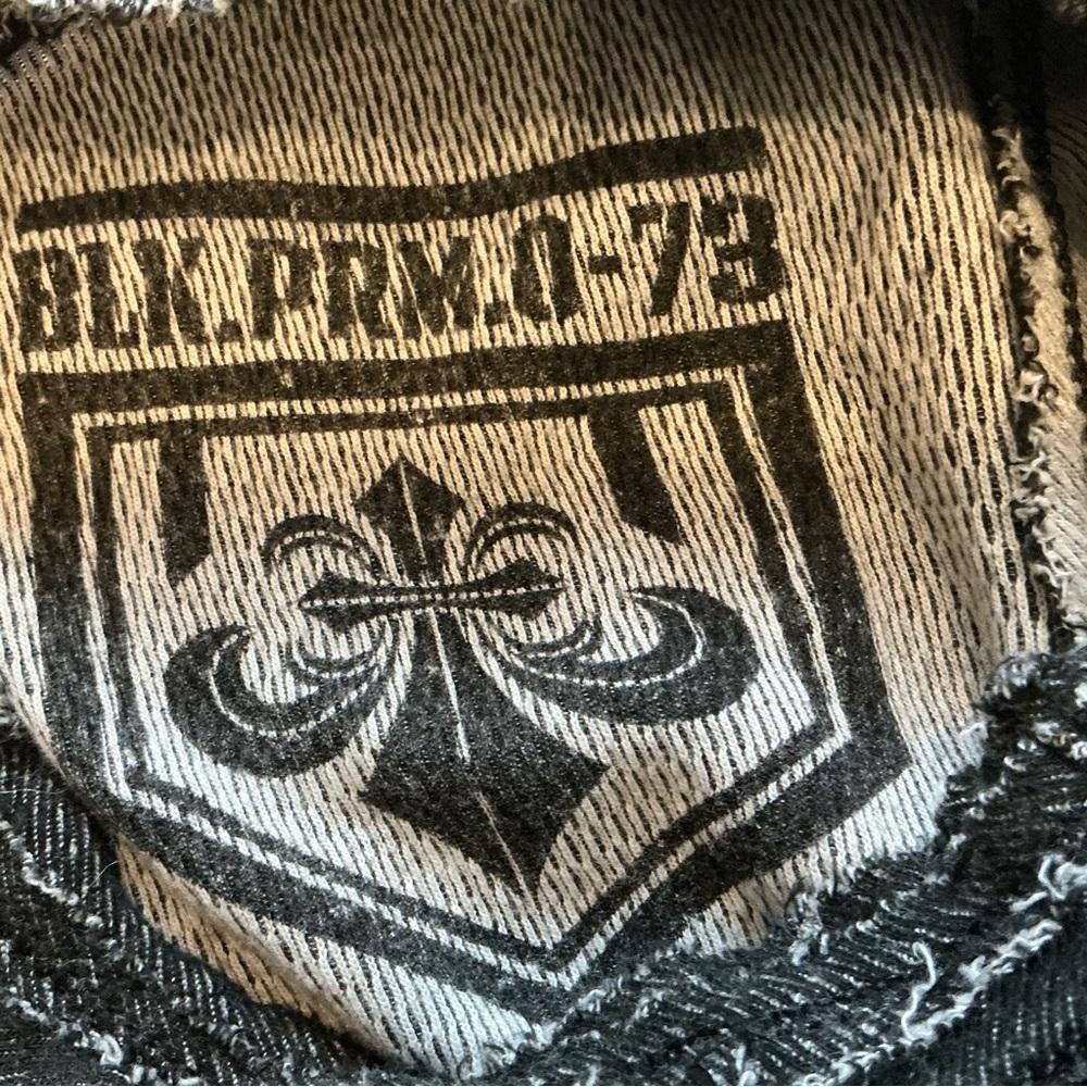 Vintage Y2K grunge affliction thermal long sleeve reversible angel wings tee L - Picture 4 of 7